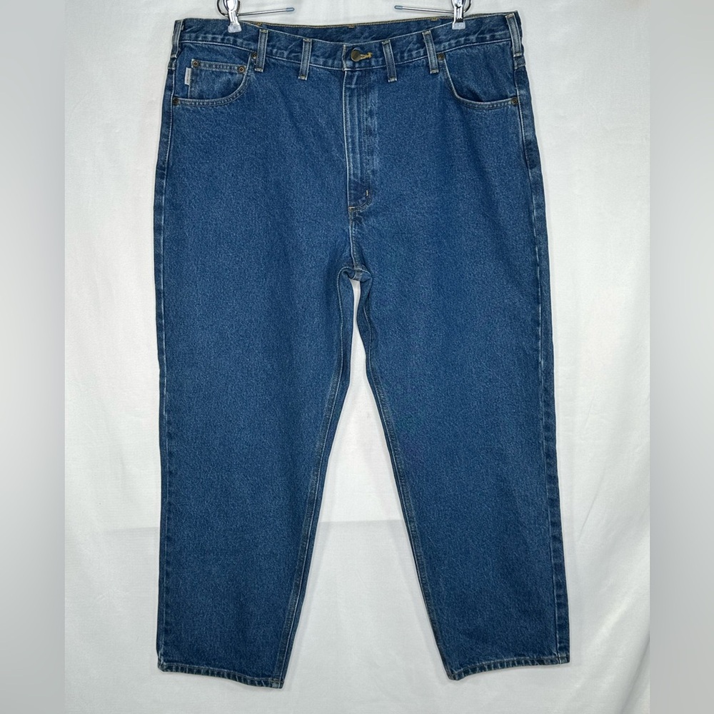 Carhartt Men’s Jeans Relaxed Fit Medium Wash Casual Work Sz 44/30